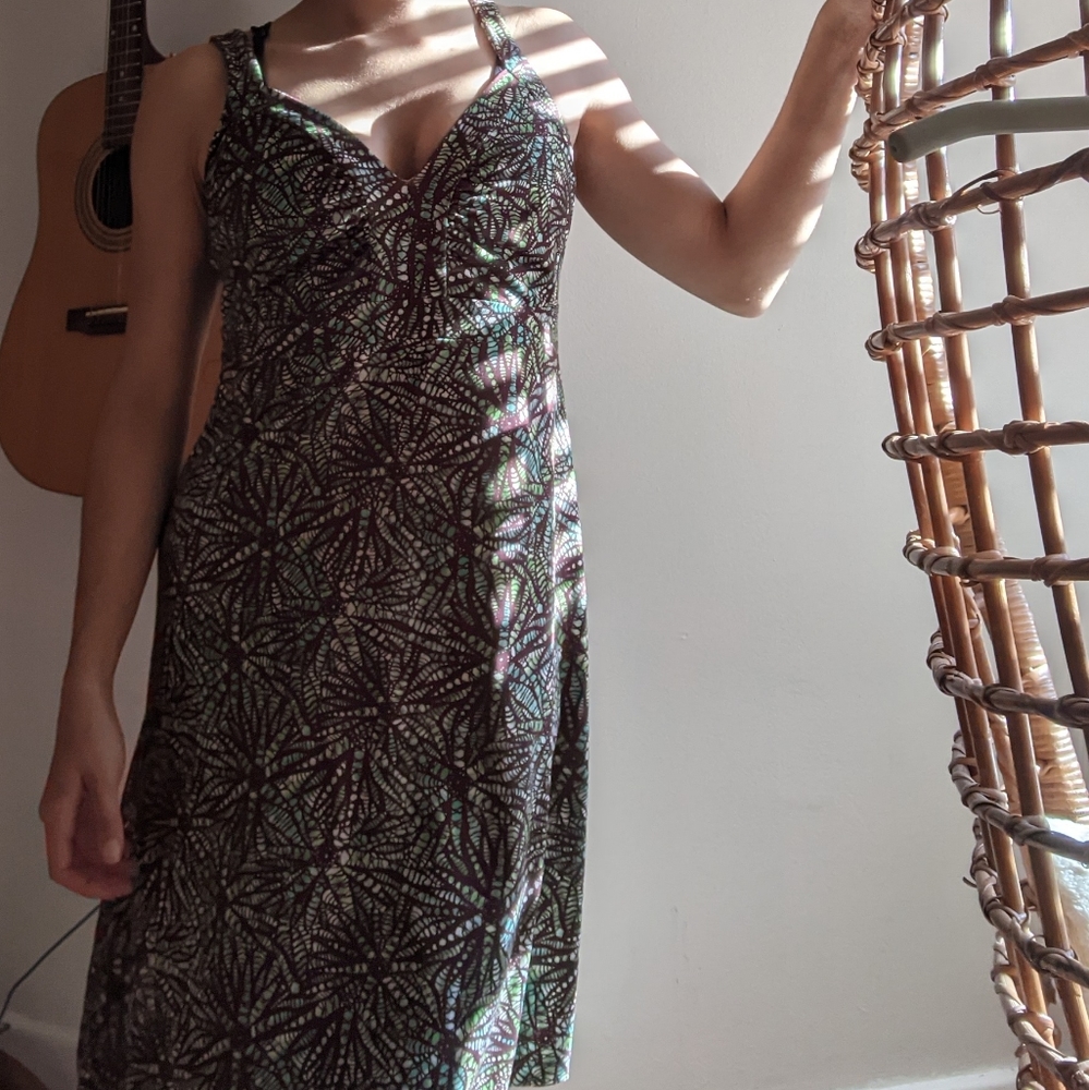 Patagonia dress psychedelic pattern